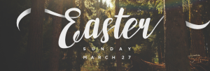 Easter banner for website page